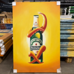 9x Canvas schilderij Heineken 60×90